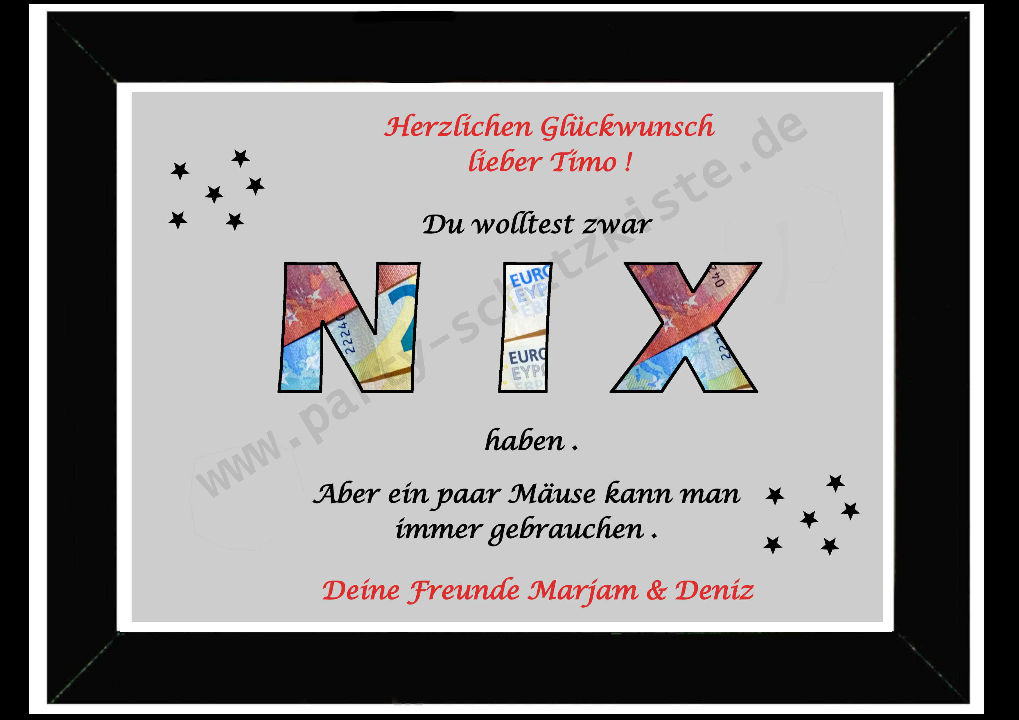 www.partyschatzkiste.de Was soll ich schenken, Geburtstagsgeschenk, Last Minute Geschenk